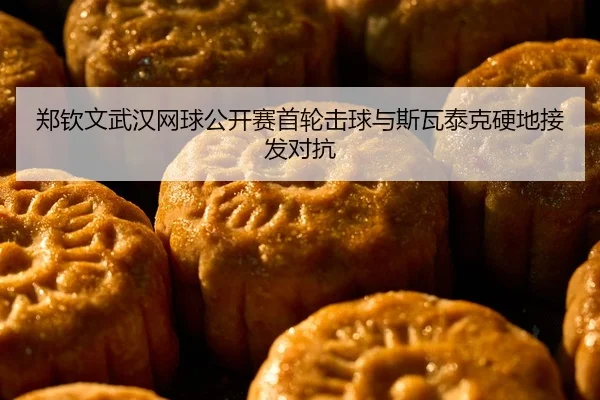 郑钦文武汉网球公开赛首轮击球与斯瓦泰克硬地接发对抗